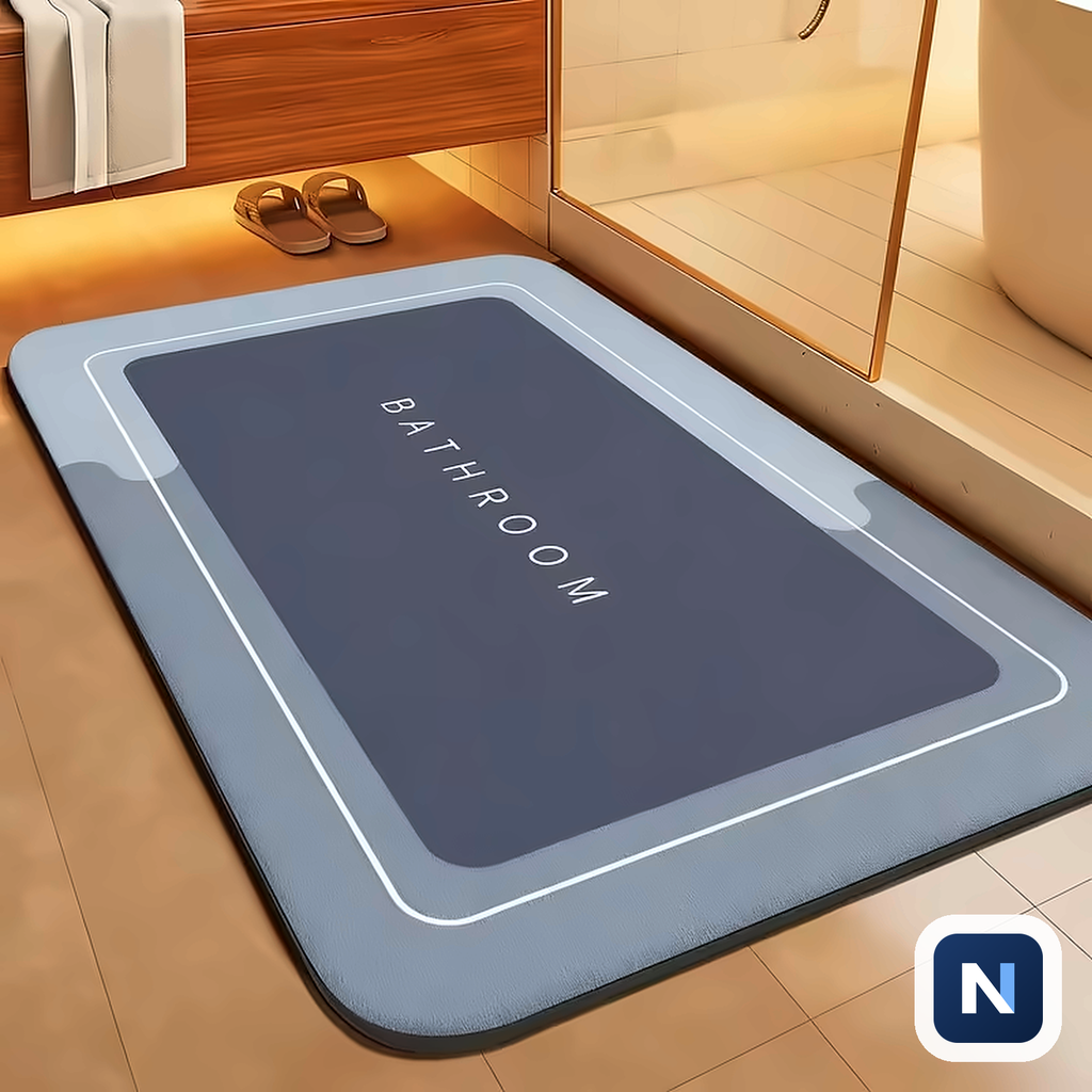 Alfombra Baño Antideslizante Absorbente