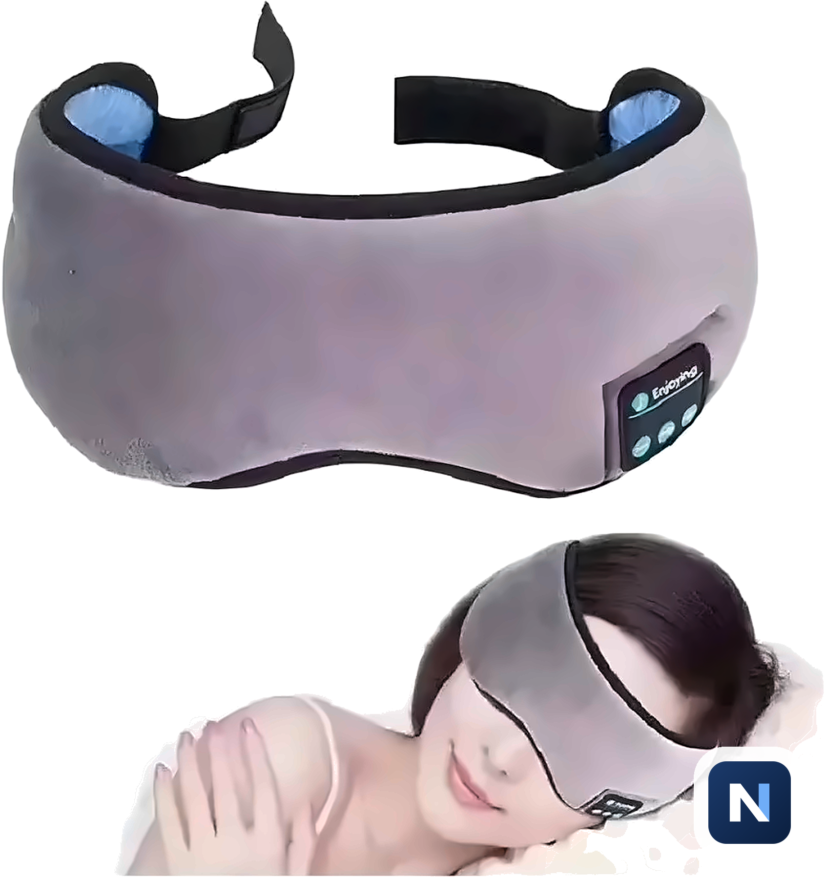 Antifaz para Dormir con Audífonos
