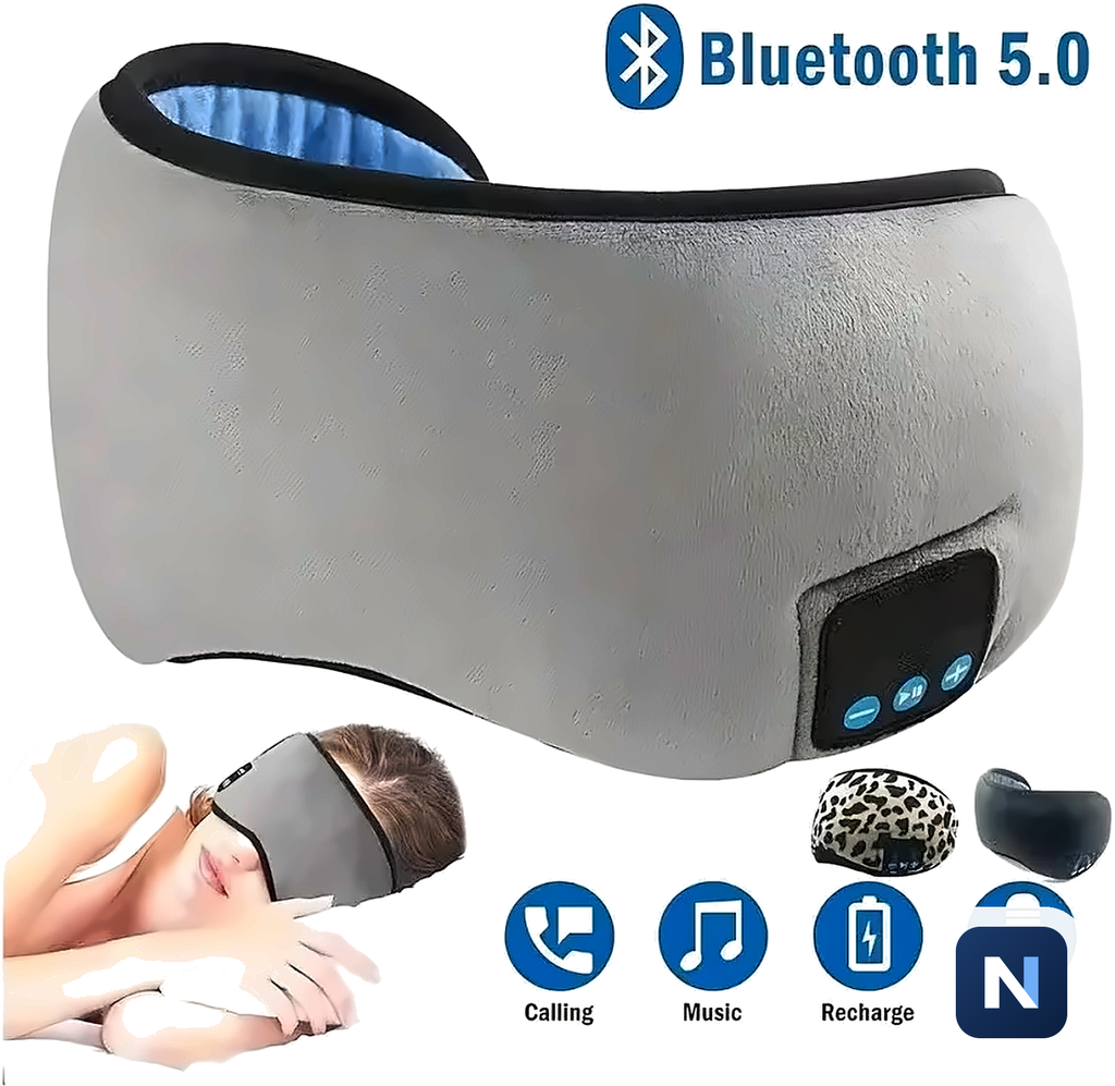 Antifaz para Dormir con Audífonos