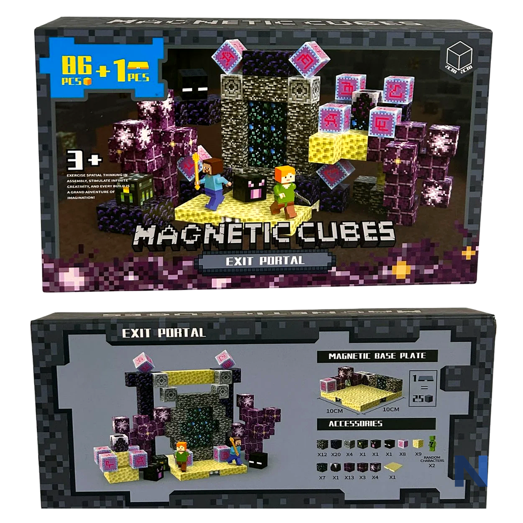 Bloques Magnéticos Minecraft 86 Piezas