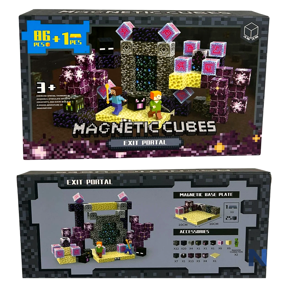 Bloques Magnéticos Minecraft 86 Piezas