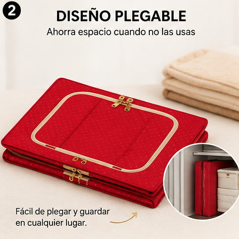 Cajas organizadoras plegables multiuso para el hogar
