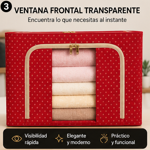 Cajas organizadoras plegables multiuso para el hogar