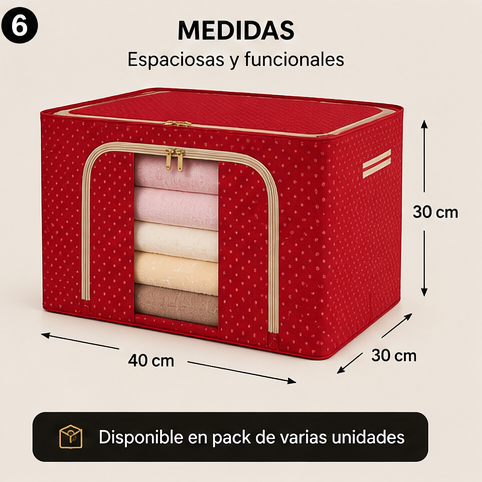 Cajas organizadoras plegables multiuso para el hogar
